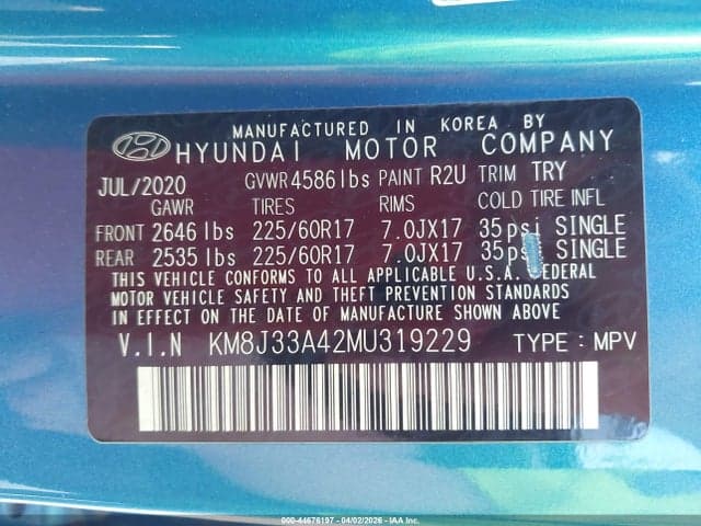 2021 HYUNDAI TUCSON VALUE 9