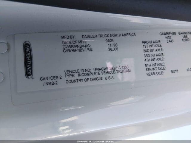 2025 FREIGHTLINER M2 106 9