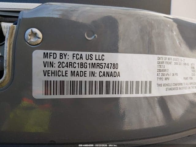 2021 CHRYSLER PACIFICA TOURING L 9