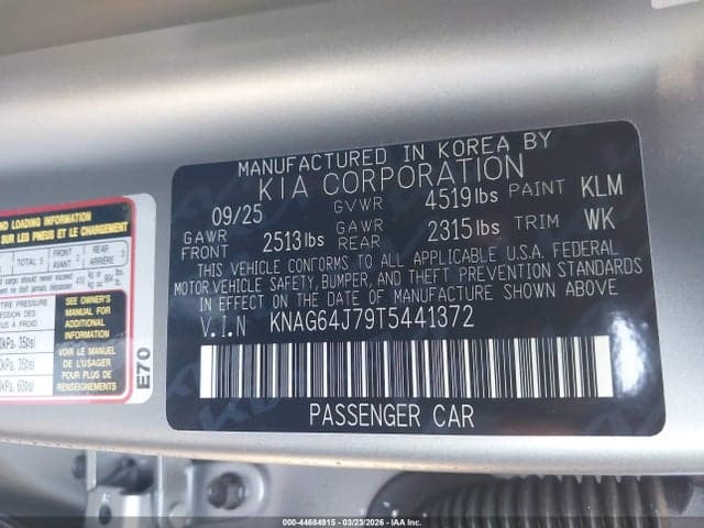 2026 KIA K5 GT-LINE AWD 9
