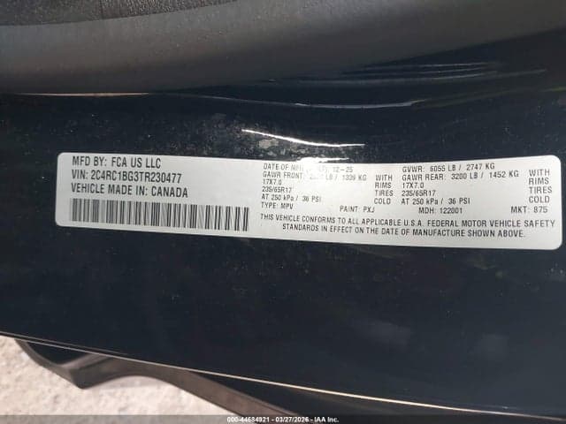 2026 CHRYSLER PACIFICA SELECT 9