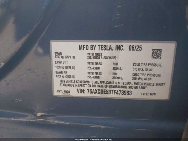 2026 TESLA MODEL X ALL-WHEEL DRIVE 9
