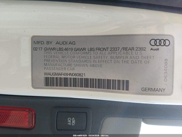 2017 AUDI A4 2.0T ULTRA PREMIUM 9