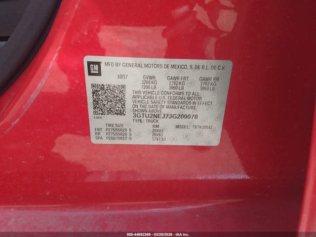 2018 GMC SIERRA 1500 SLT 9