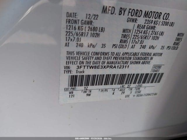 2023 FORD MAVERICK XL 9