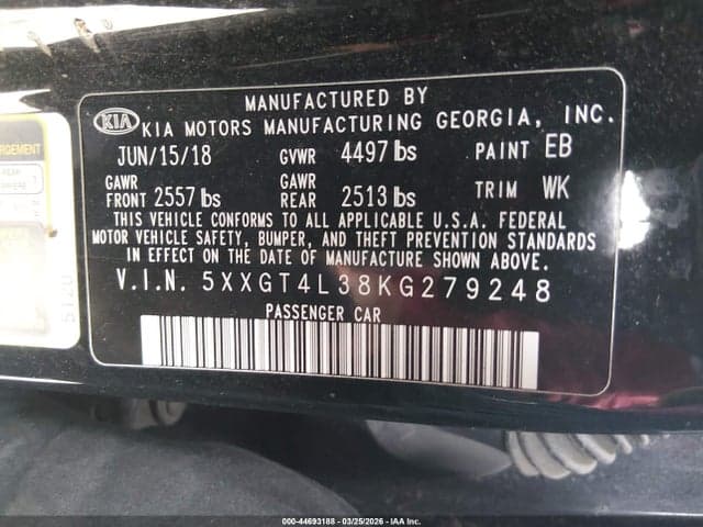 2019 KIA OPTIMA LX 9