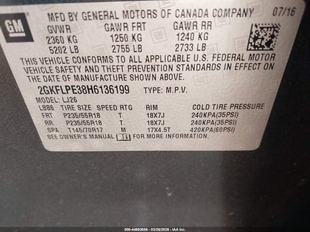 2017 GMC TERRAIN SLT 9