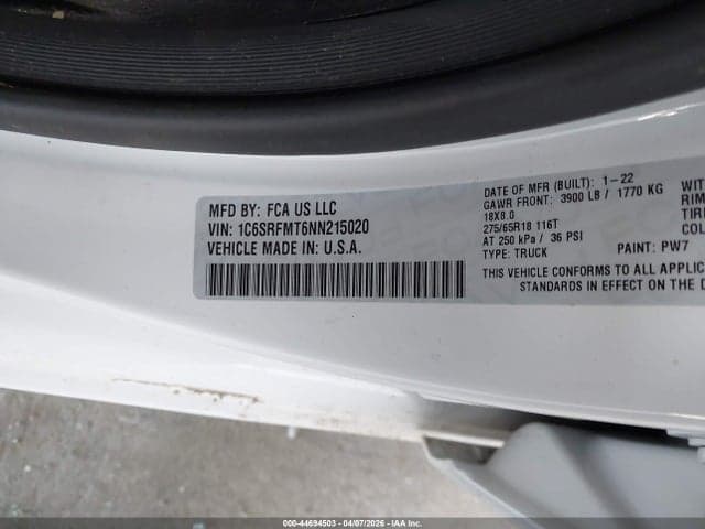 2022 RAM 1500 9
