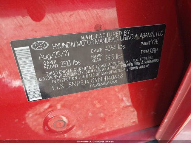 2022 HYUNDAI SONATA SEL PLUS 9