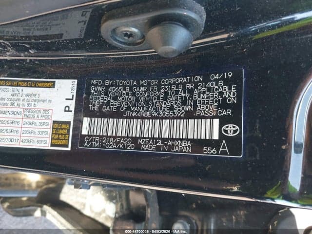 2019 TOYOTA COROLLA SE 9