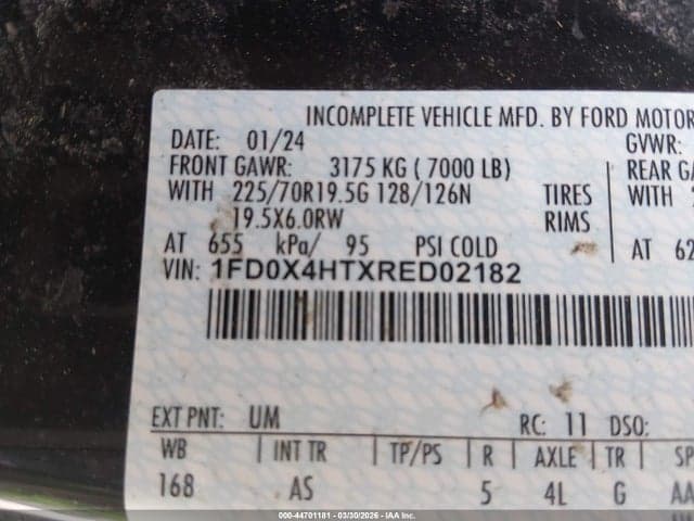 2024 FORD F-450 CHASSIS XL 8