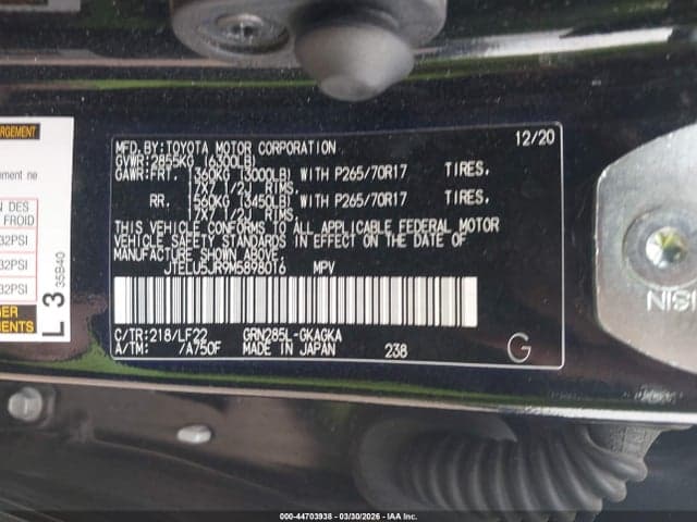 2021 TOYOTA 4RUNNER TRD PRO 9