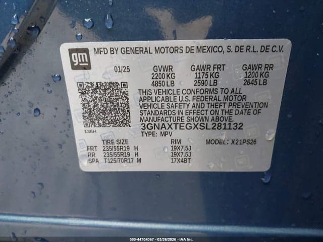 2025 CHEVROLET EQUINOX AWD RS 9
