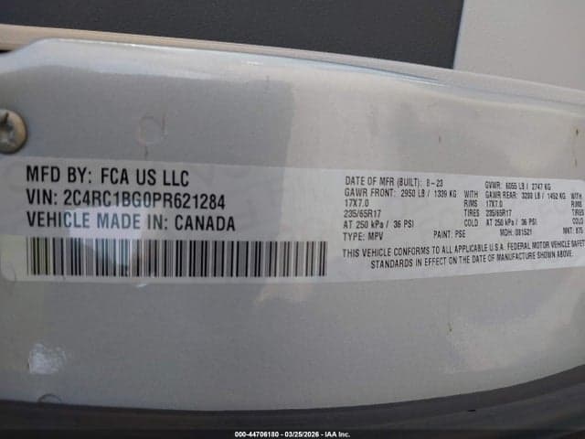 2023 CHRYSLER PACIFICA TOURING L 9