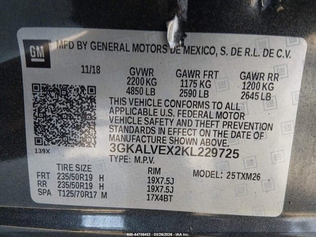 2019 GMC TERRAIN SLT 9