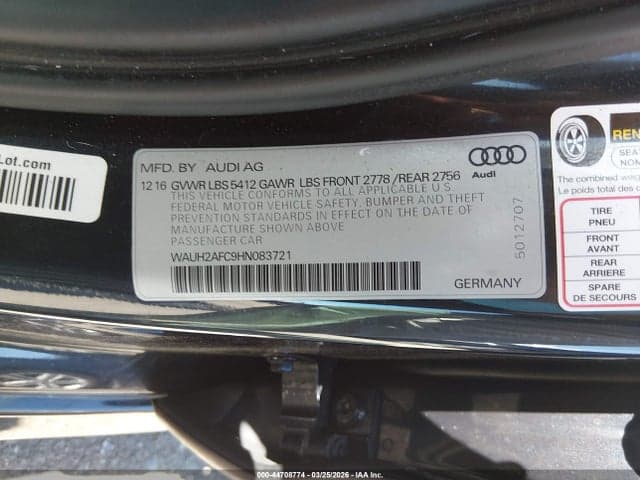 2017 AUDI A6 3.0T PREMIUM PLUS 9