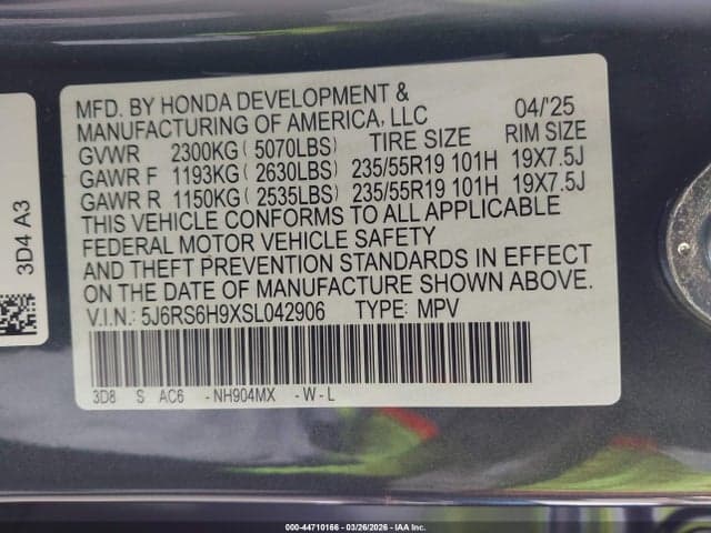 2025 HONDA CR-V HYBRID SPORT TOURING 9