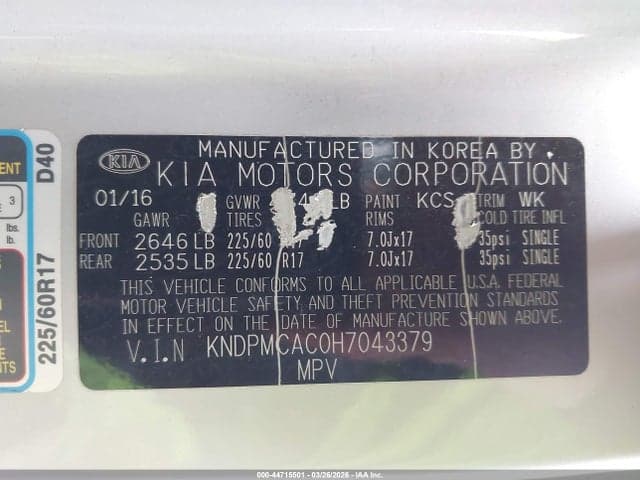 2017 KIA SPORTAGE LX 9