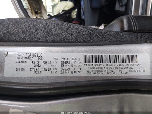 2016 DODGE DURANGO SXT 9