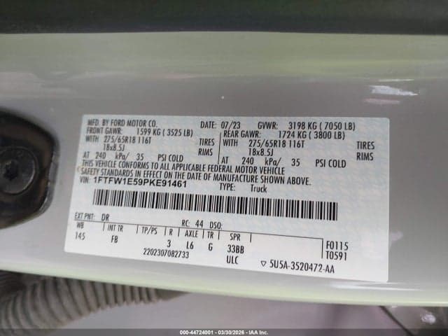 2023 FORD F-150 XLT 9