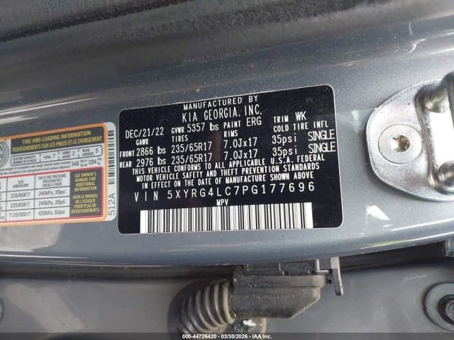 2023 KIA SORENTO LX 9