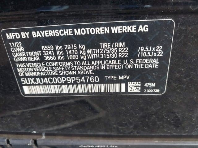 2023 BMW X5 M50I 9