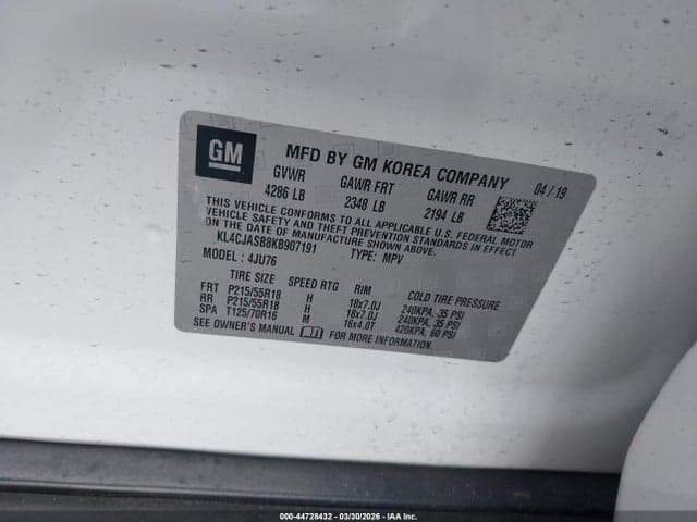 2019 BUICK ENCORE FWD PREFERRED 9