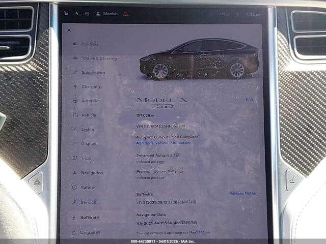 2017 TESLA MODEL X 100D/75D/90D 7