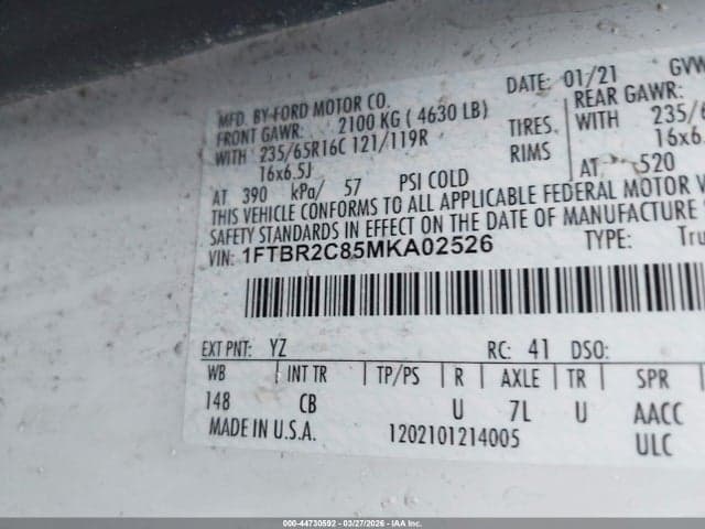 2021 FORD TRANSIT-250 9