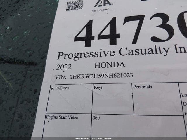 2022 HONDA CR-V AWD EX 10