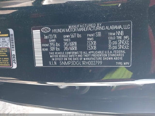 2024 HYUNDAI SANTA FE XRT 9