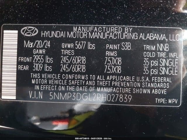 2024 HYUNDAI SANTA FE XRT 9