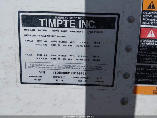 2026 TIMPTE GRAIN TRAILER 9