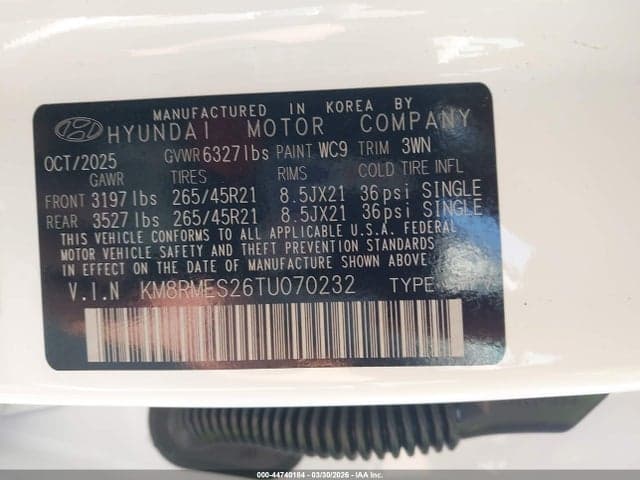 2026 HYUNDAI PALISADE CALLIGRAPHY 9
