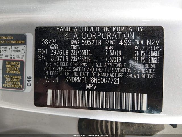 2022 KIA SORENTO PLUG-IN HYBRID SX PRESTIGE 9