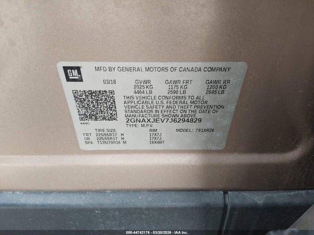 2018 CHEVROLET EQUINOX LT 9