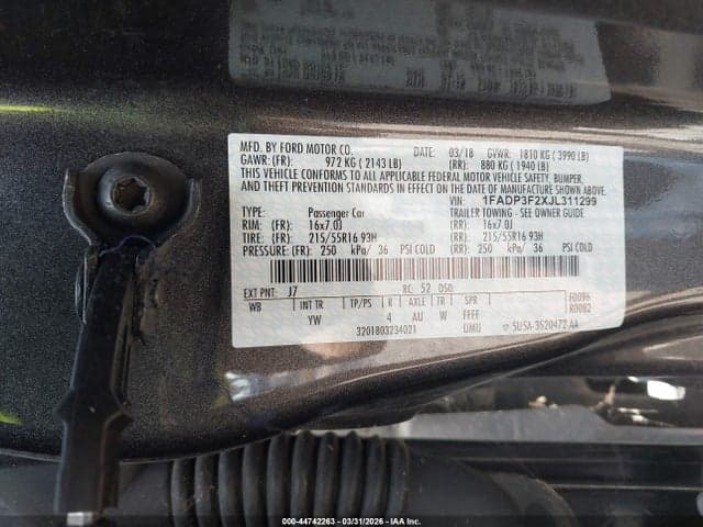 2018 FORD FOCUS SE 9