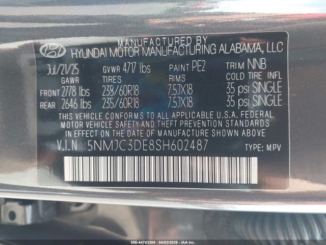 2025 HYUNDAI TUCSON SEL CONVENIENCE 9