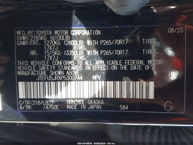 2023 TOYOTA 4RUNNER 9