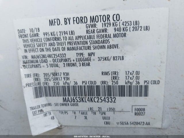 2019 FORD ECOSPORT TITANIUM 9