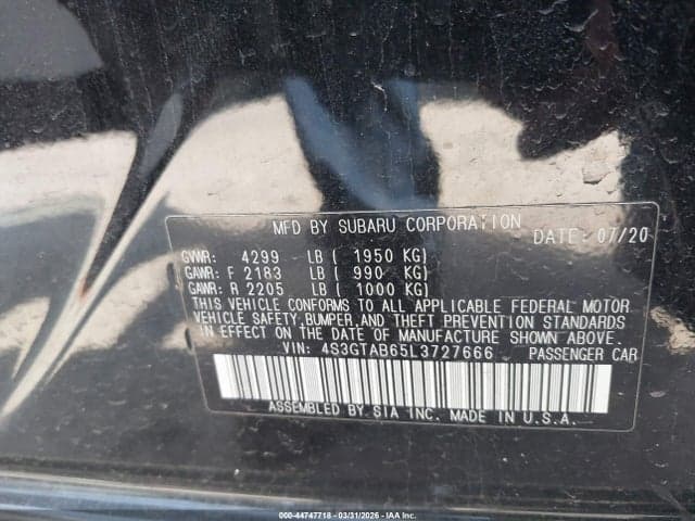 2020 SUBARU IMPREZA 5-DOOR 9