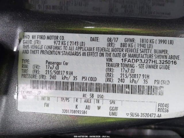 2017 FORD FOCUS TITANIUM 9