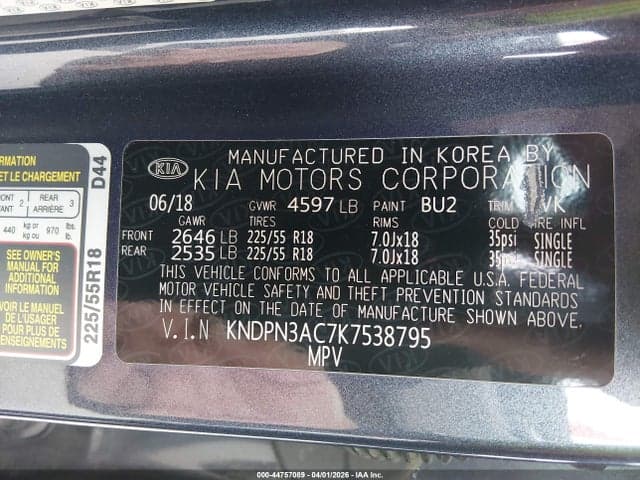 2019 KIA SPORTAGE EX 9