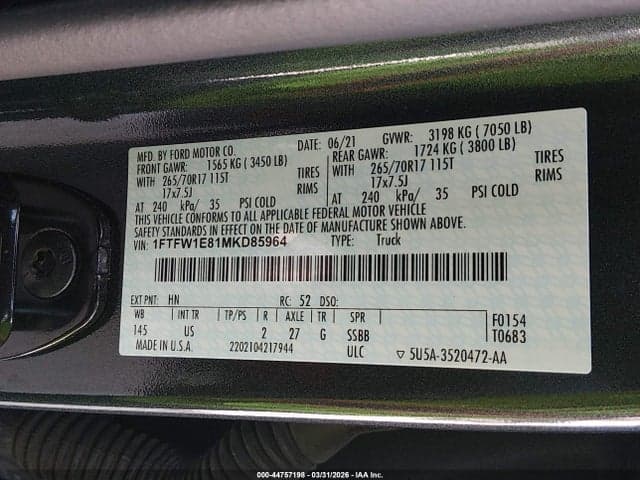 2021 FORD F-150 XLT 9