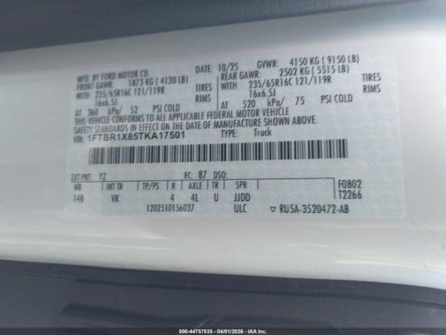 2026 FORD TRANSIT-250 9