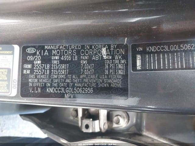 2020 KIA NIRO EV EX 9