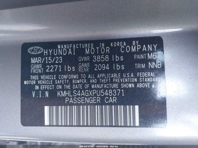 2023 HYUNDAI ELANTRA SEL 9