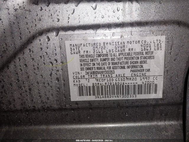 2022 NISSAN SENTRA SR XTRONIC CVT 9