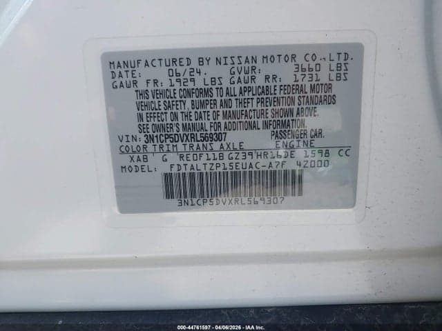 2024 NISSAN KICKS SR XTRONIC CVT 9