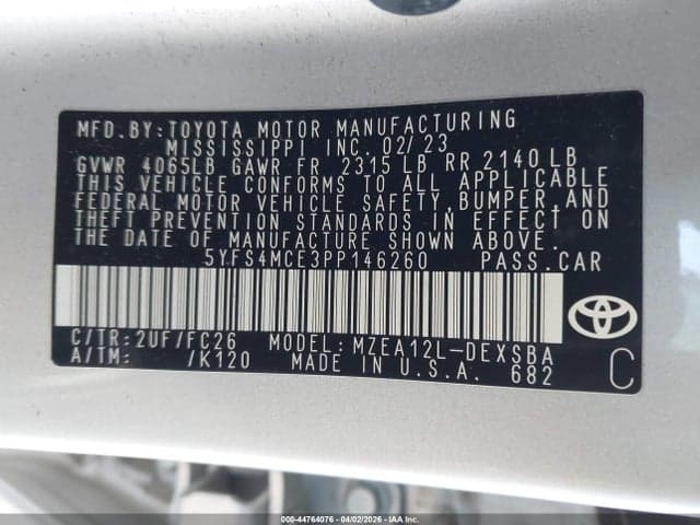 2023 TOYOTA COROLLA SE 9